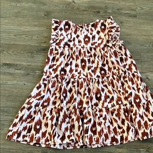 Stylish Brown and White Women's dress